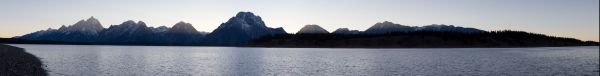 Jackson Lake Tetons Sunset Rays
